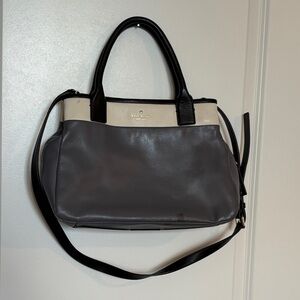 Kate Spade Black, Gray & Cream Shoulder / Crossbody Bag
